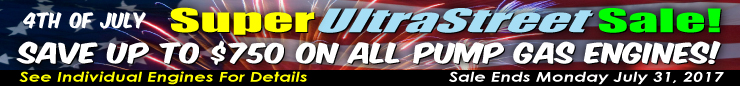 Shafiroff Racing UltraStreet Pump Gas Engine Sale - Save Up To $750!