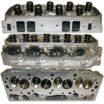 Brodix 345 Rectangle Port Big Block Chevy Cylinder Heads